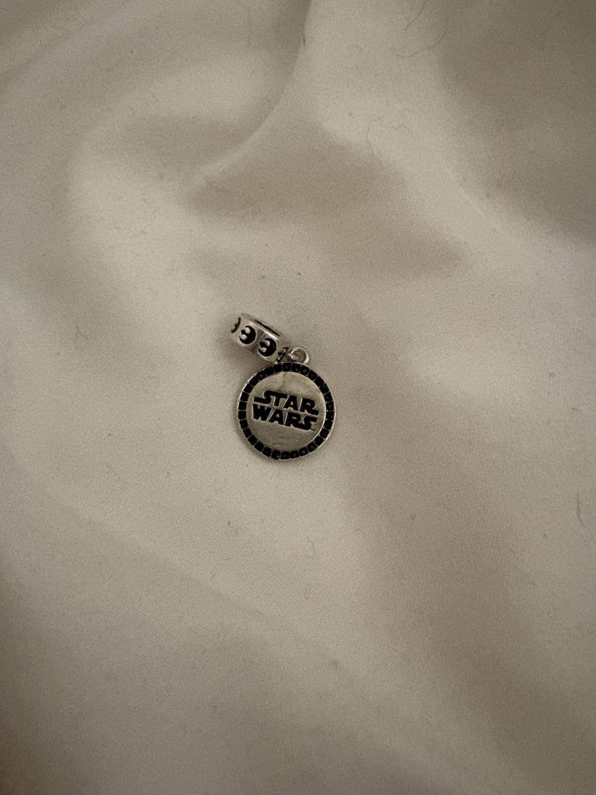 Limited Edition Star Wars X Pandora Black zirconia And Sterling Silver Charm