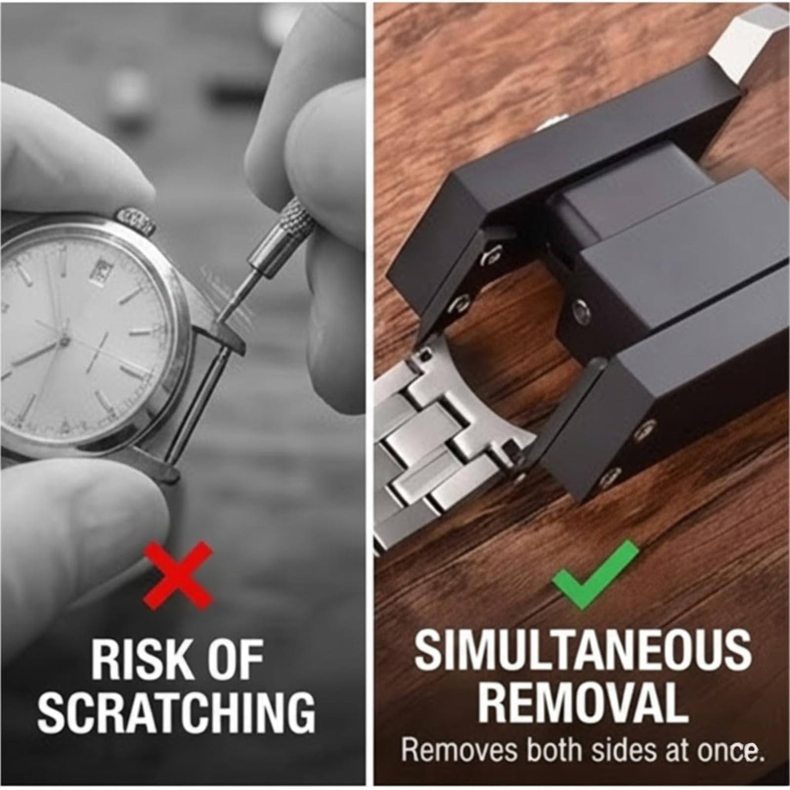 Watch Bracelet Removal Tool – Spring Bar Tool for 12MM-25MM Straps, Compact Kit