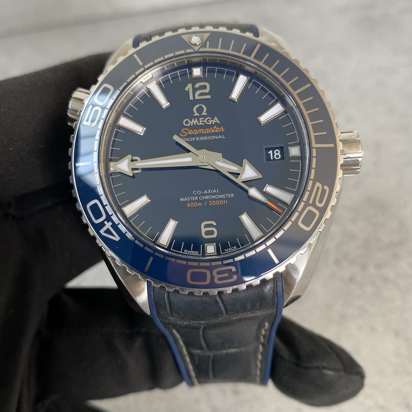 Omega Seamaster Planet Ocean Automatic Co-Axial Quickset Date-Full Set -2018-LIV