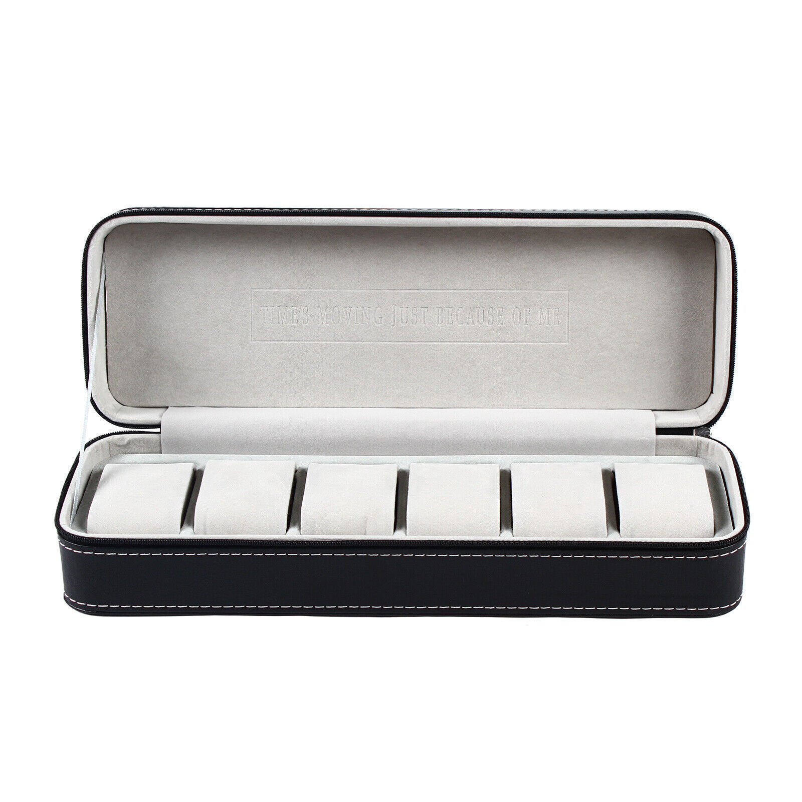 Watch 6/10/12 Slots Jewelry Storage Box Portable Travel Zipper Case Boxes SALE
