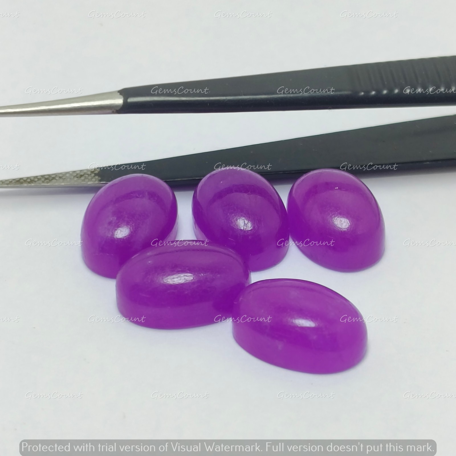 Natural Lavander Jade Oval Cabochon Handmade Gemstone 3x5mm-18x25mm