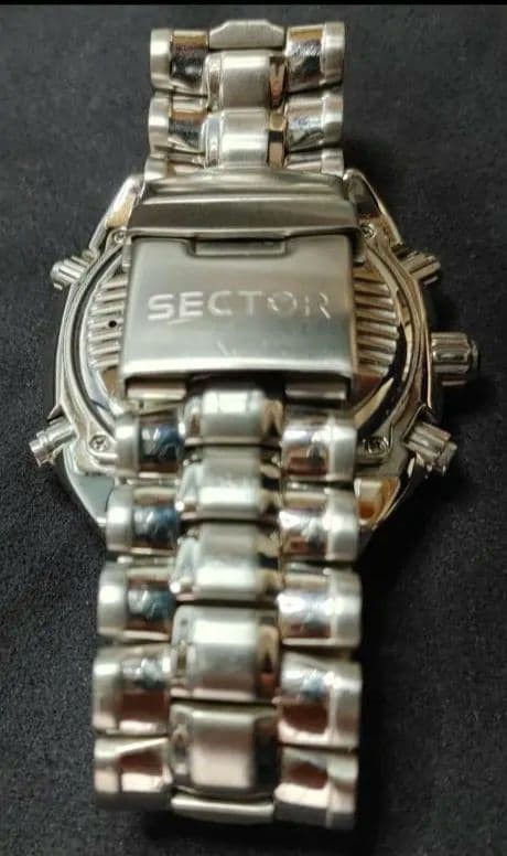 Rare SECTOR Dive Master Ana-Digi Watch 17cm/6.69in Quartz 100m junk used