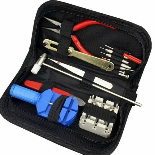 Watch Repair Kit Professional Watchmaker Back Case Remover Opener Battery Replac