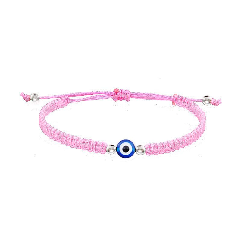 Adjustable Evil Eye Hand-Woven Bracelet European and American Personalized