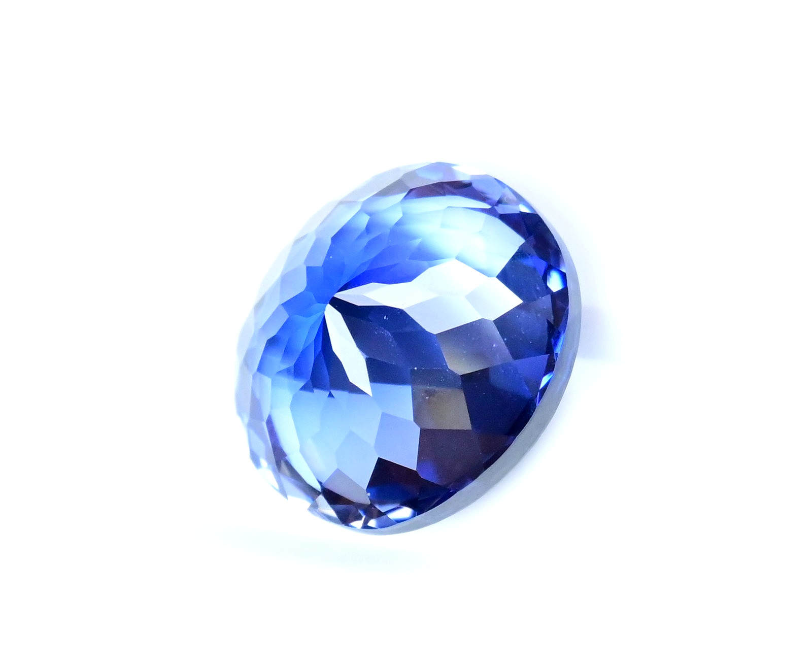 24.95 Ct Natural Montana YoGo Blue Sapphire Oval Certified Flawless Gemstone
