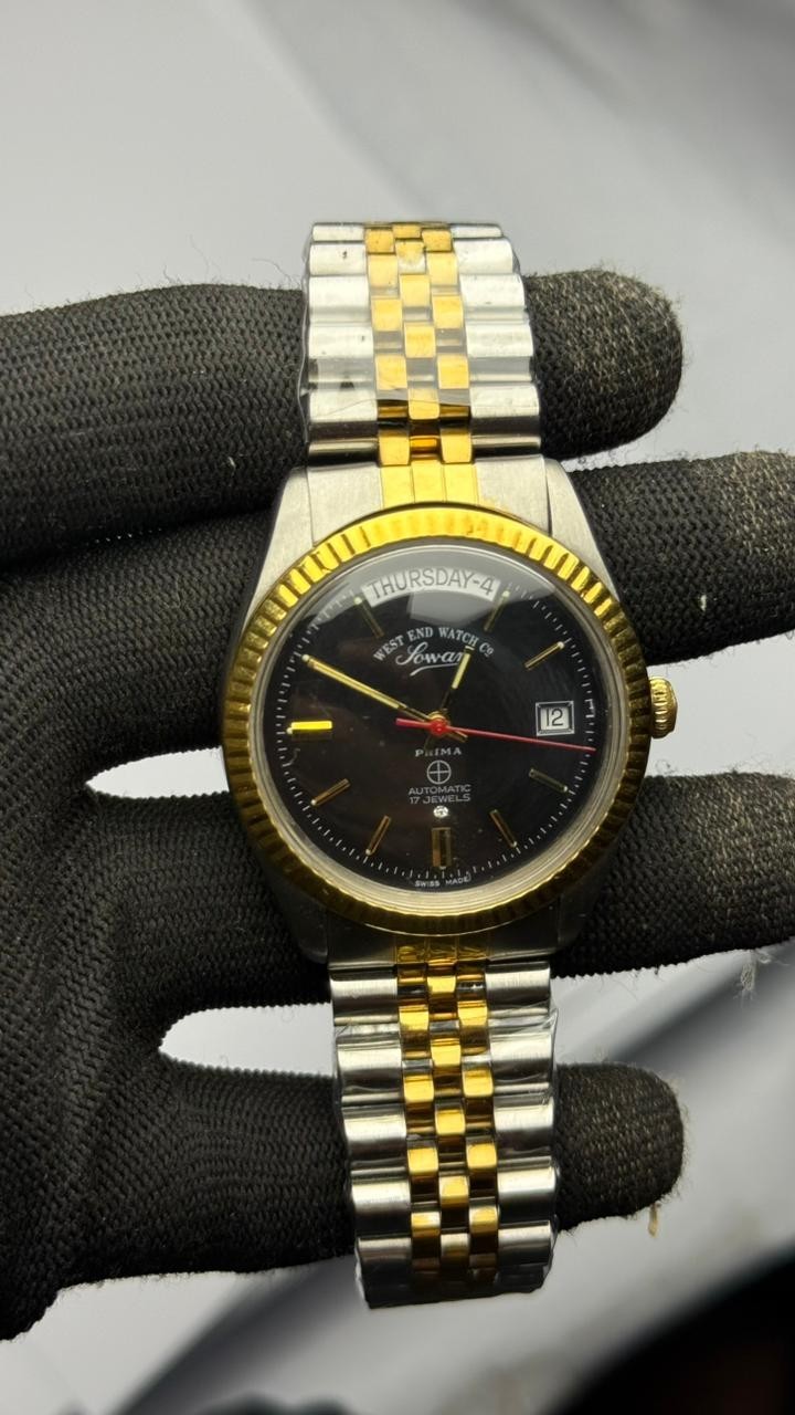 Vintage West End watch CO President Sowar Prima Men’s Watch Automatic Swiss