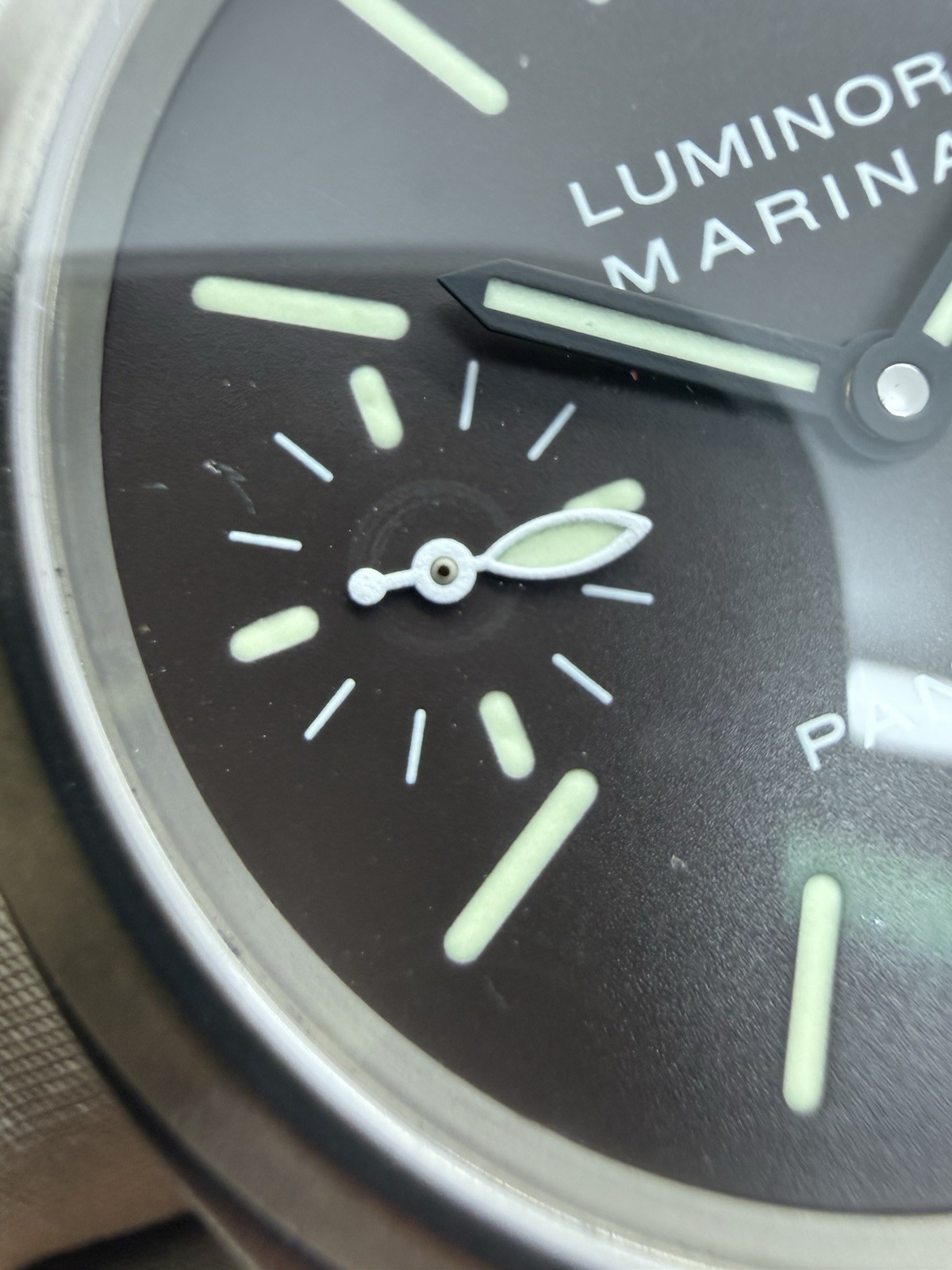 2021 Panerai Luminor 44mm Titanium Brown Dial Manual Wind PAM00061 PAM61 B+P