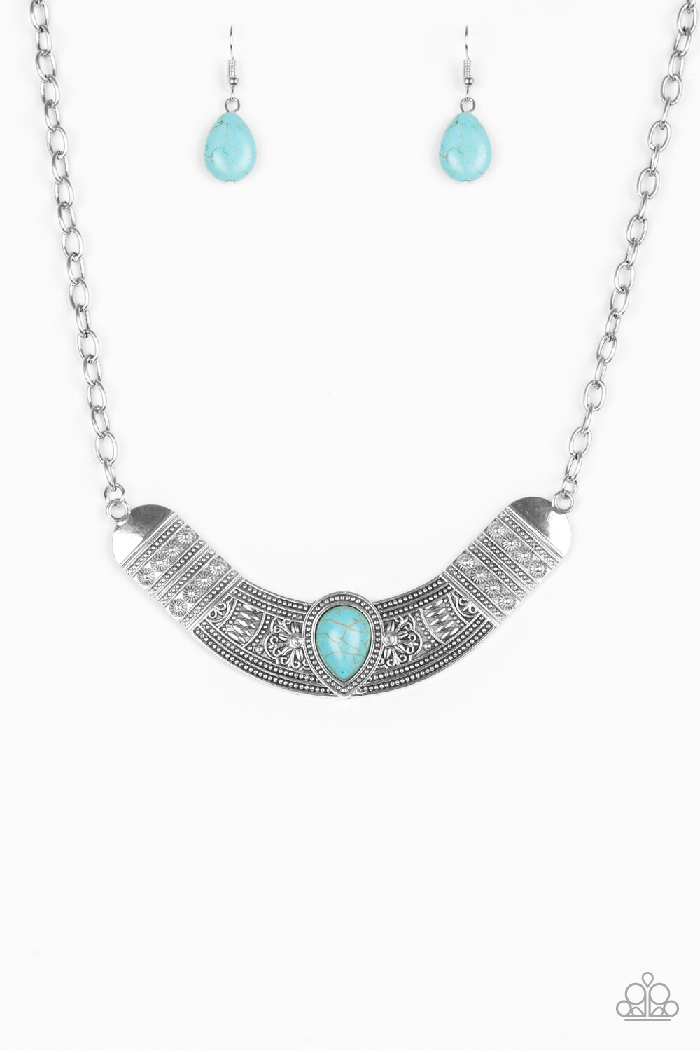 Paparazzi Necklace – Very Venturous – Blue