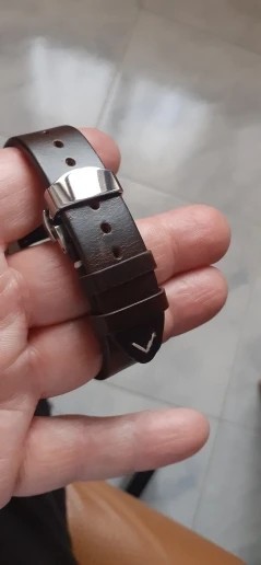 Genuine Leather Butterfly Buckle Watch Bands 18/20/22mm Waterproof Retro Oil Wax