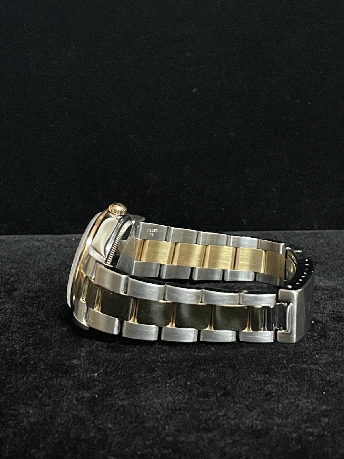 2005 Rolex Date 15203 Rhodium Dial TT 18kt with Papers 34mm