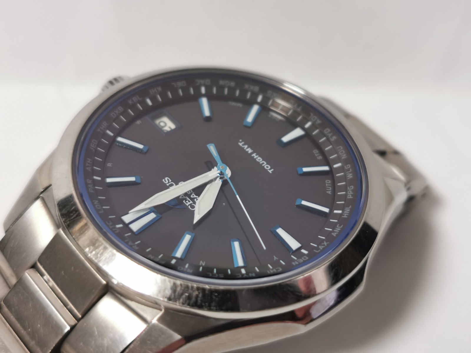 Casio Oceanus OCW-S100 Radio Solar Date Vintage Watch JDM