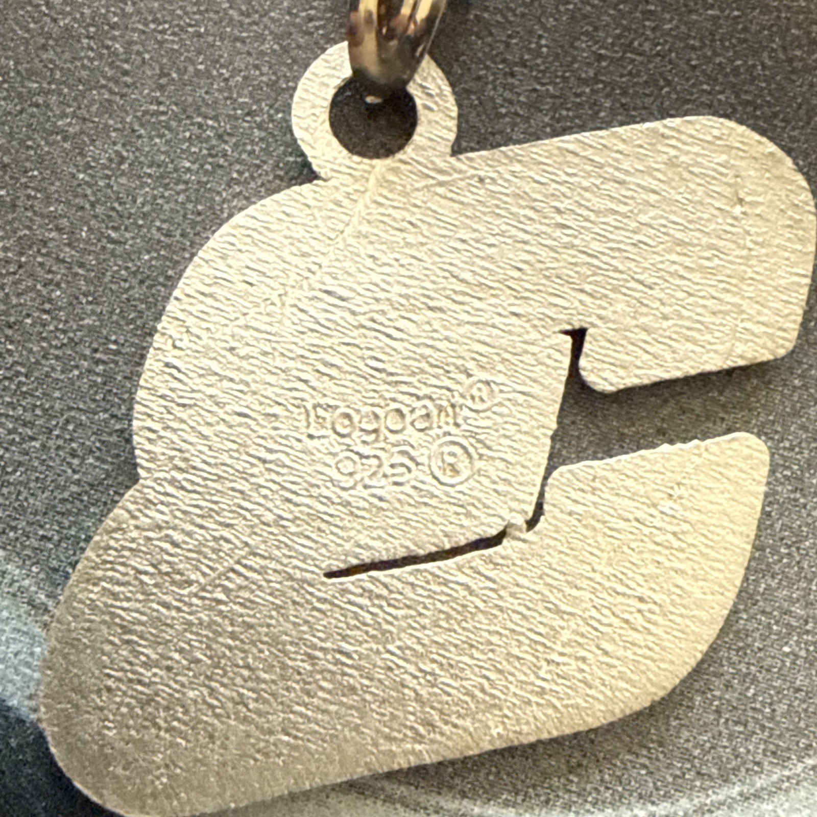 925 Sterling Silver #3 Pendant Chain Necklace