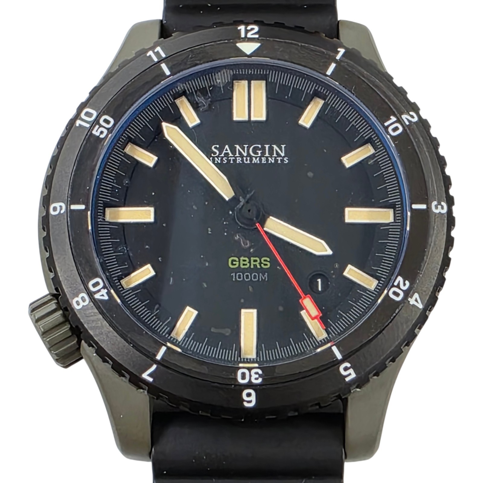 Sangin Instruments GBRS Kinetic II Ti V2 Titanium Automatic 44mm Watch 1000m