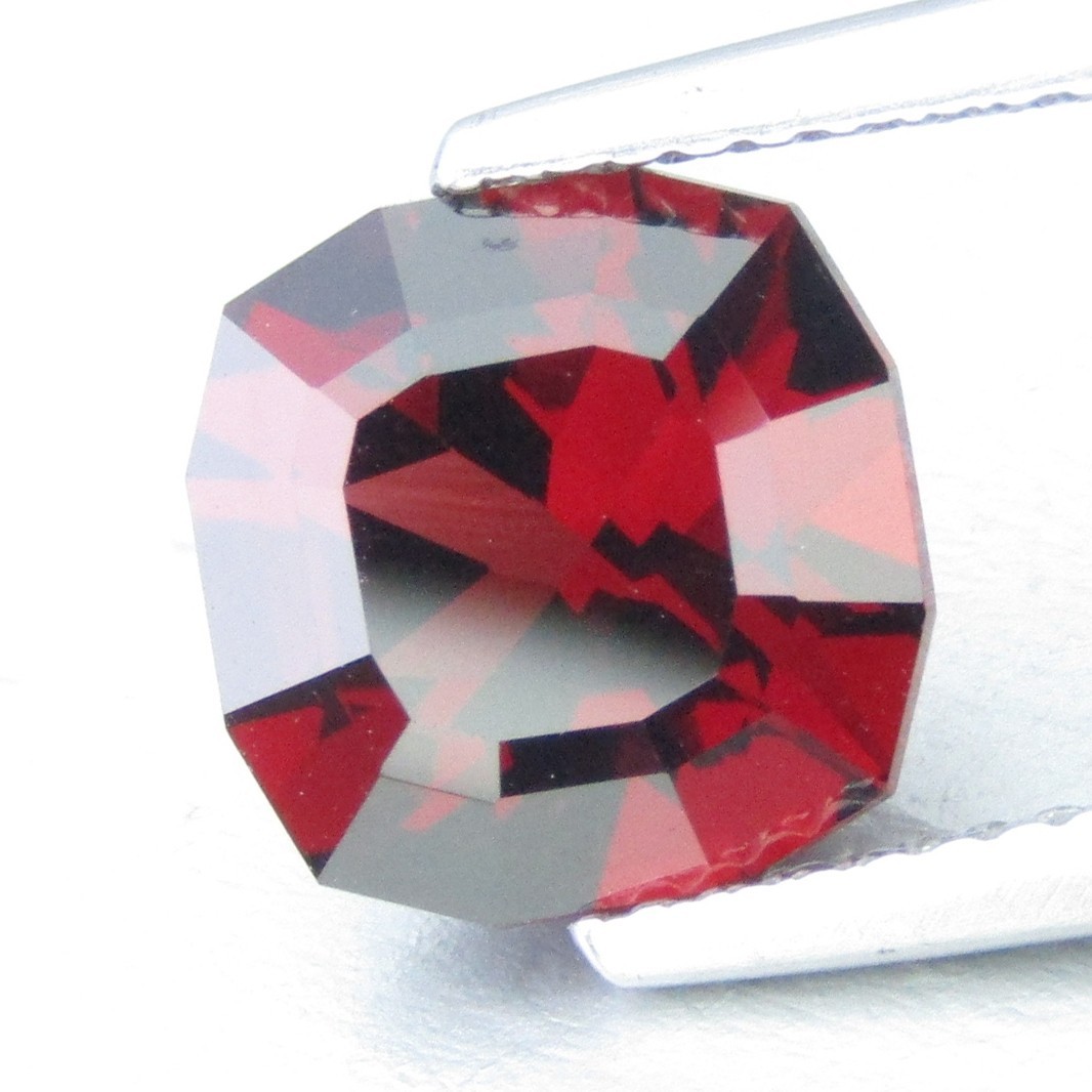 3.27Cts Gorgeous Natural Almandine Garnet Red Color Cushion Custom Cut Gemstone