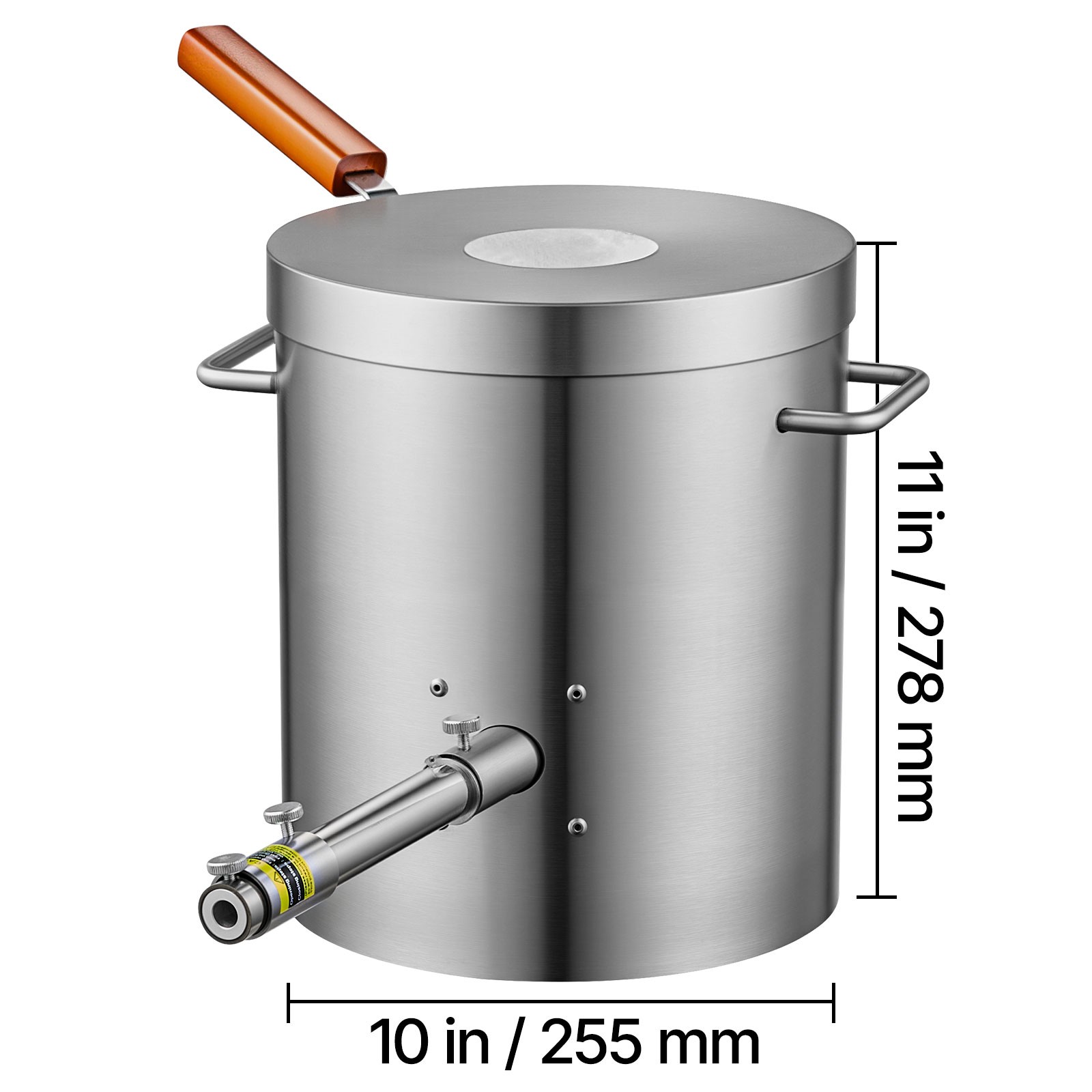 Propane Melting Furnace Kit 8KG/18lbs with Crucible Tongs Metal Smelting