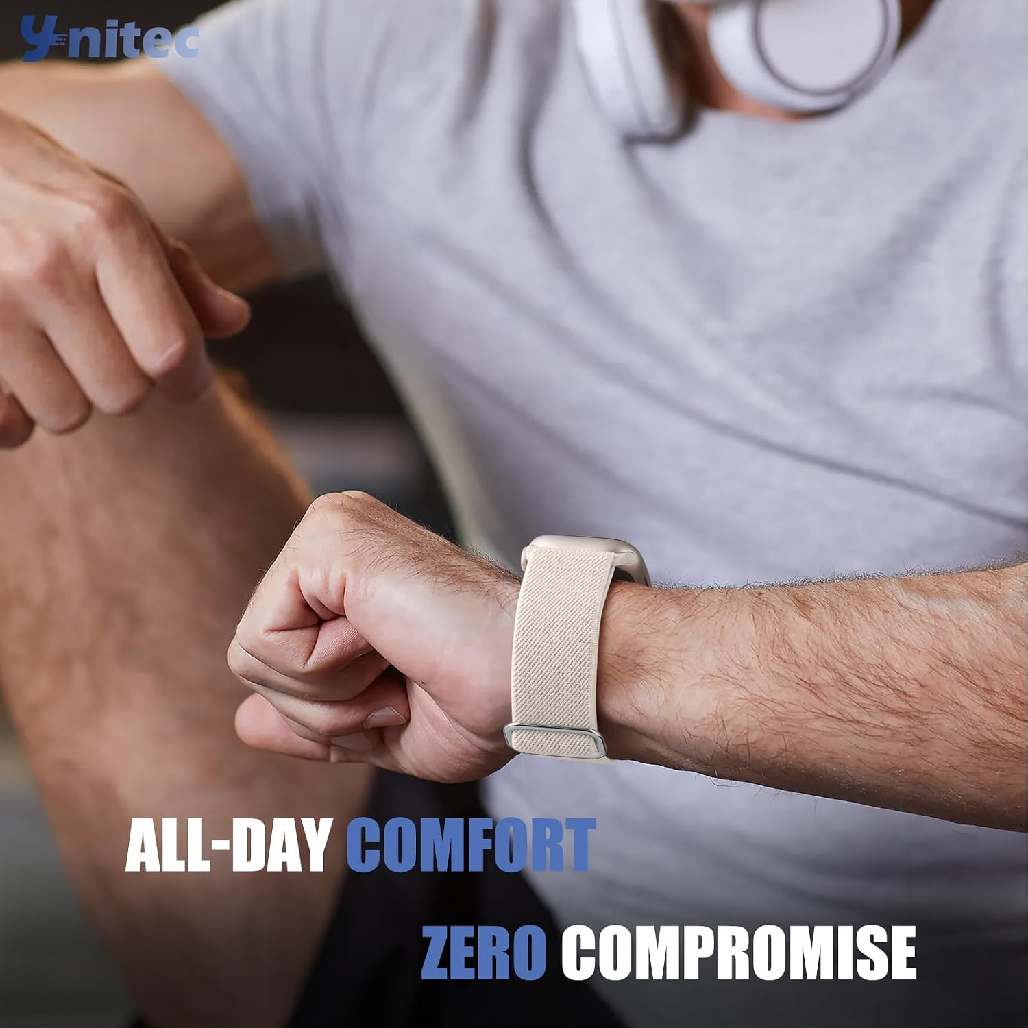 Stretchy Nylon Loop Band for Apple Watch 40Mm 38Mm 41Mm 42Mm, Sport Ankle/Arm/Wr