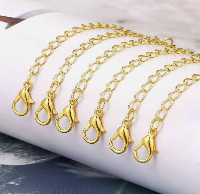 ❤ 1-34 Inches Gold Plated Chain Extender/Extension Necklace Bracelet Popular❤