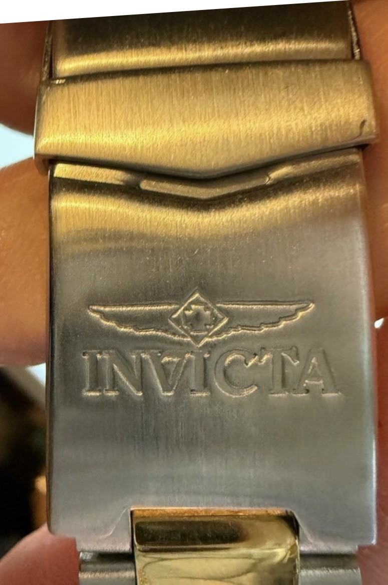 Invicta Men’s Watch Stainless Steel Bracelet, Blue Dial, Quartz Movement