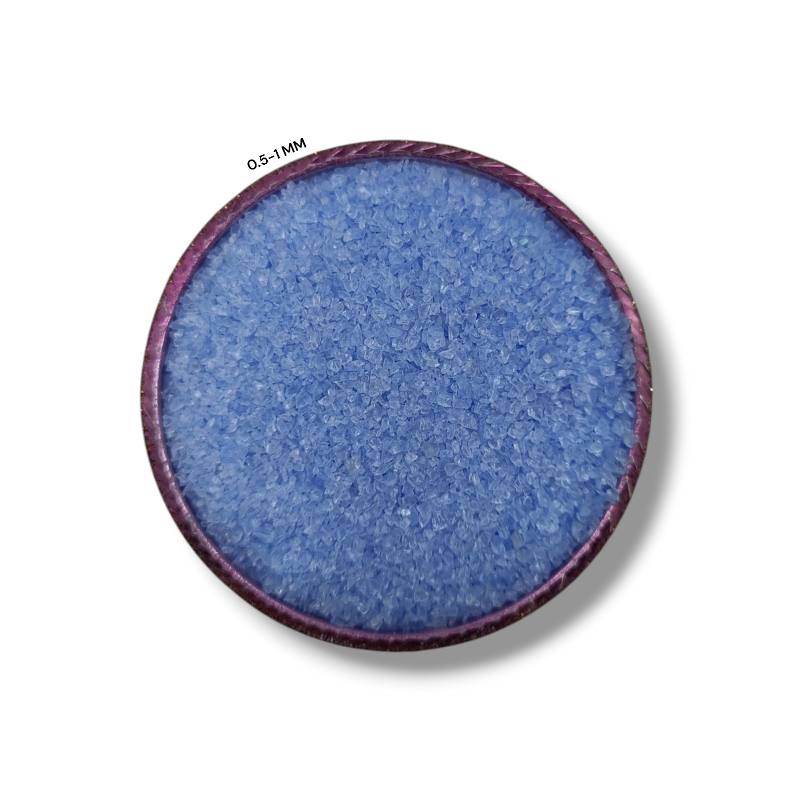Crushed Opaque Blue Hydro Quartz Crushed Gemstone Coarse All Size For Inlays