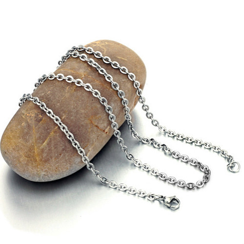 10/20/50pcs 1.6/2/2.4/3mm Stainless Steel Flat “O” Rolo Cable Chain Necklace