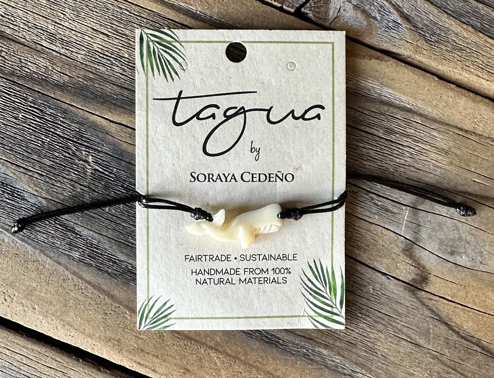 Fair Trade Tagua Nut Organic Bracelet Jewelry (Sustainable & Eco-Friendly) NEW