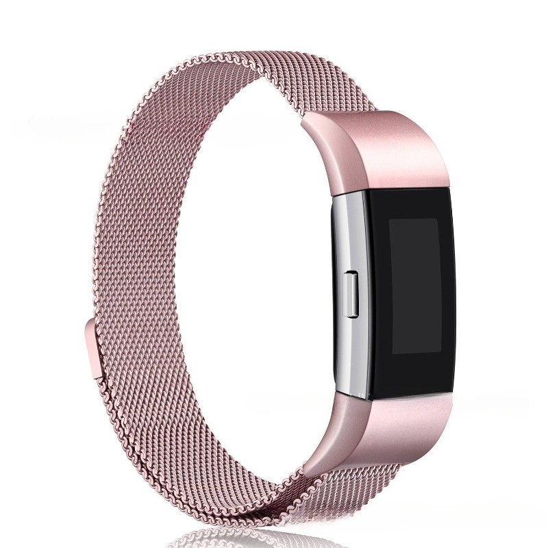Fitbit Charge 2 Milanese Strap Magnetic Stainless Steel Mesh Band