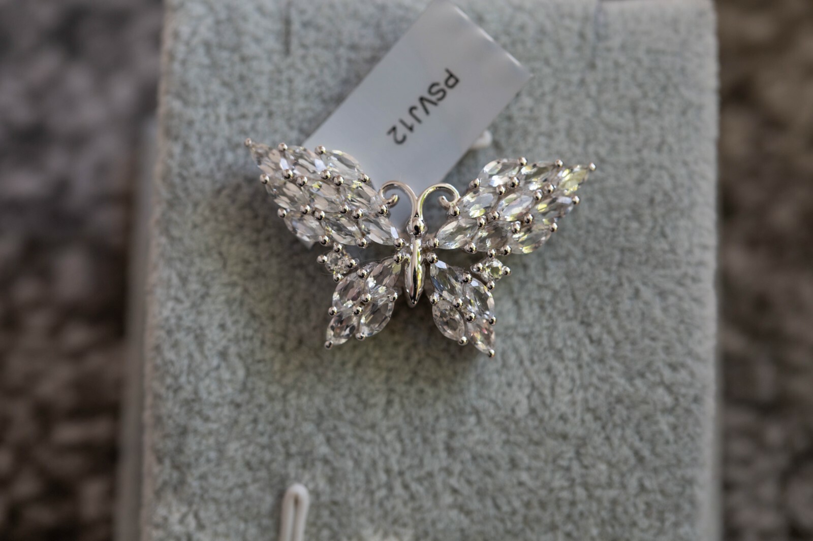 White Topaz Sterling Silver Pendant only