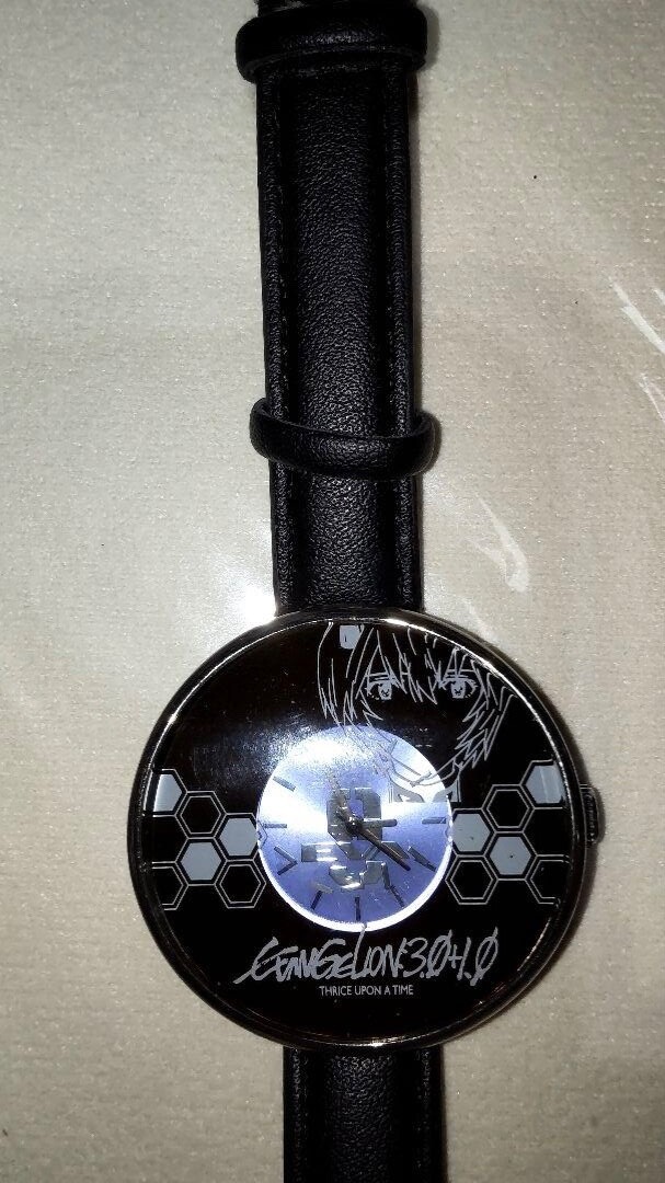 RARE! Rei Ayanami analog wristwatch Unused with Box Mens Women Evangelion