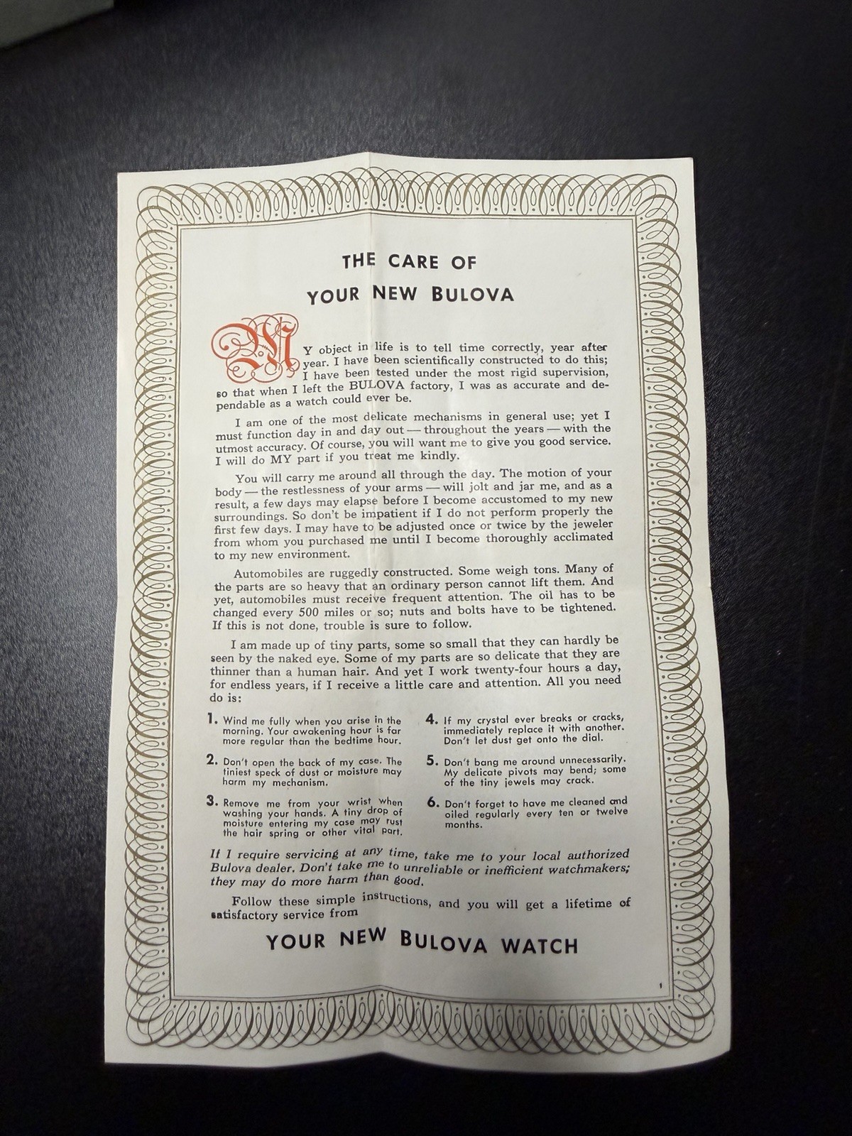 Vintage 1958 Bulova 10K Ladies Watch w/ Original Box & Papers – Running