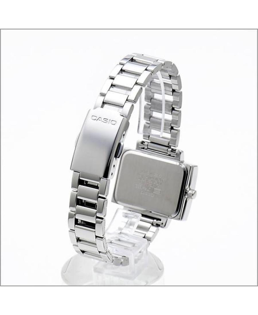 CASIO Women Analog Quartz Casual Watch Classic Dress Black Dial Waterproof Recta