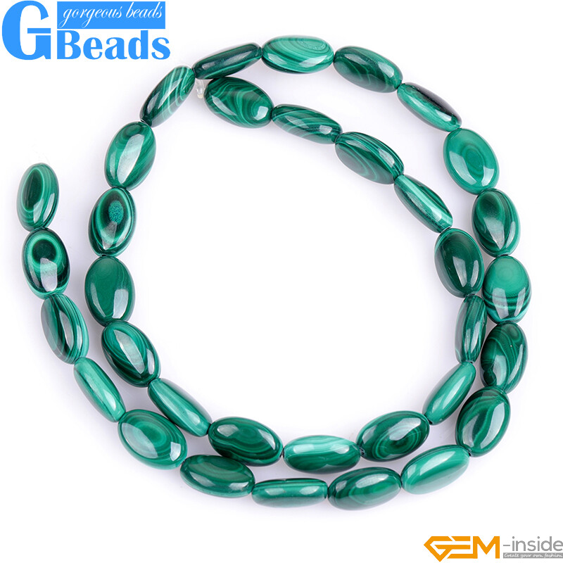 Assorted Shape Grade A Malachite Gemstone Beads For Jewelry Making 15″ Necklace