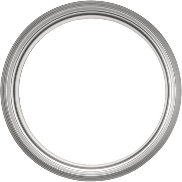 14k 18k 950 .925 Round Tube Bezel Set Setting w/Bearing One Stone Mount 1.75-8mm