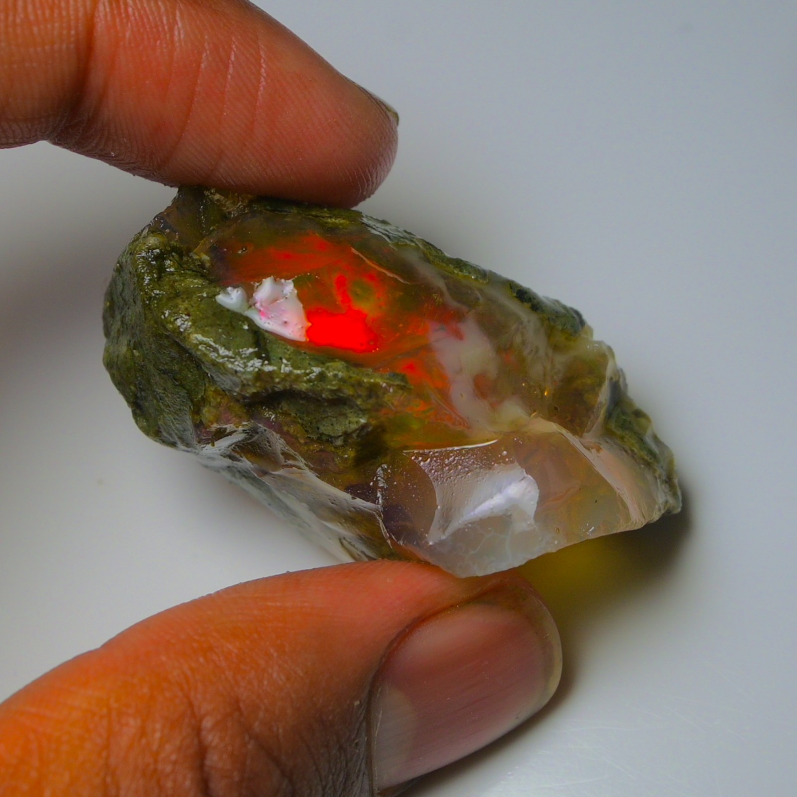 Stunning Ethiopian Opal Rough 100.00 Cts, Large Oil Opal Specimen Natural Opal