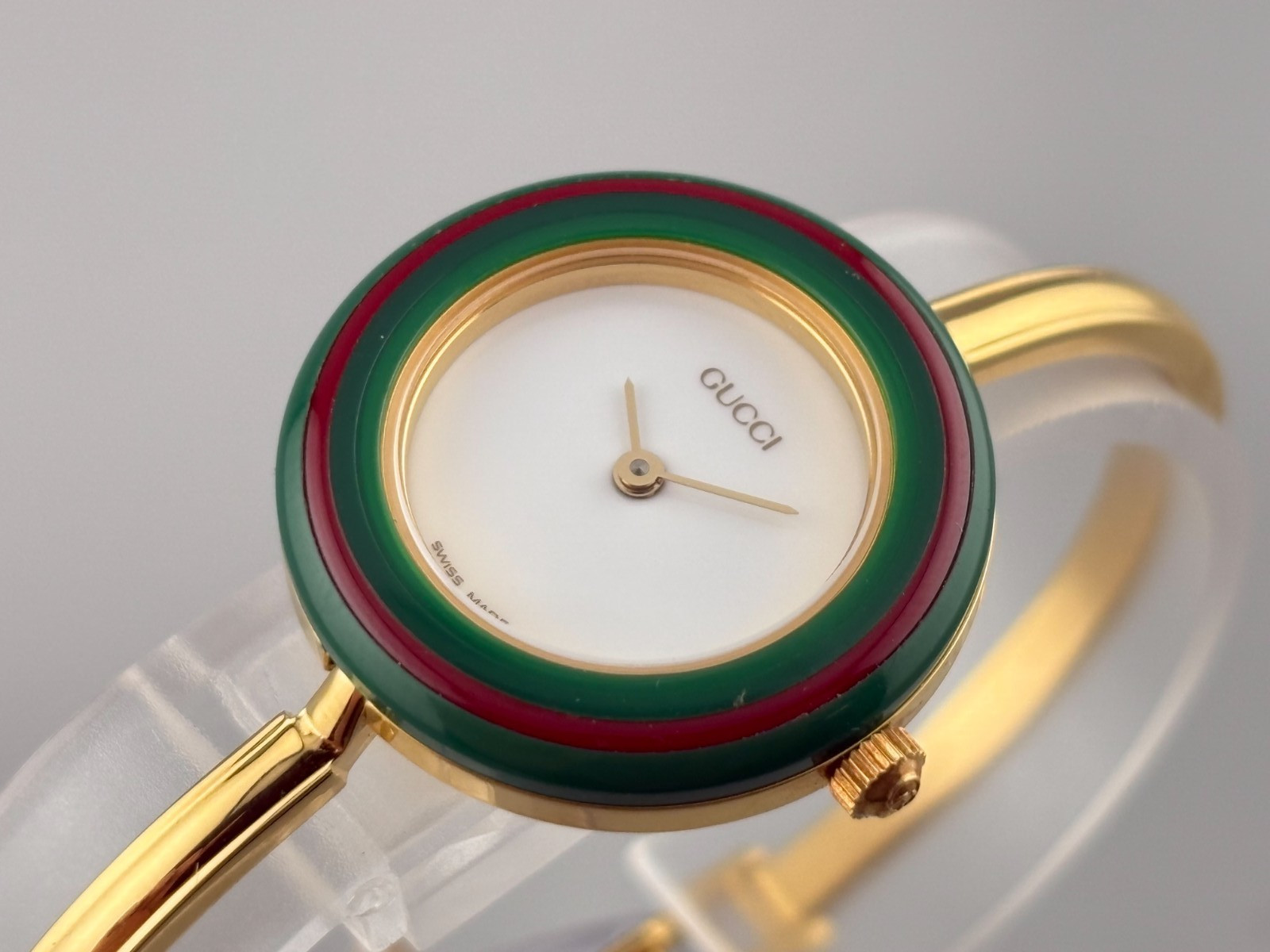 [NEAE MINT W/Full Set] Gucci Change Bezel 11/12 Women Watch Gold 12 Colors