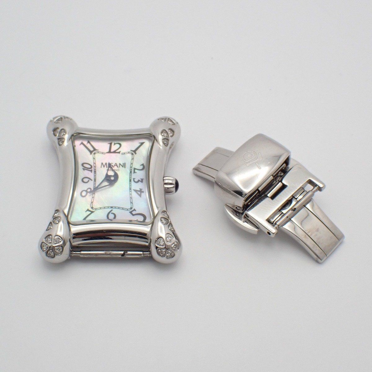 MISANI Hermitage Quartz Ladies’ Watch Diamond Bezel Shell Dial Body Buckle Only