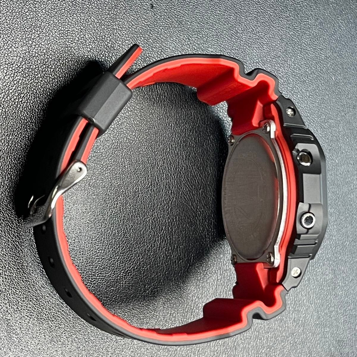 Item CASIO G SHOCK DW 5600UHR Black x Red Bi Color Square Model