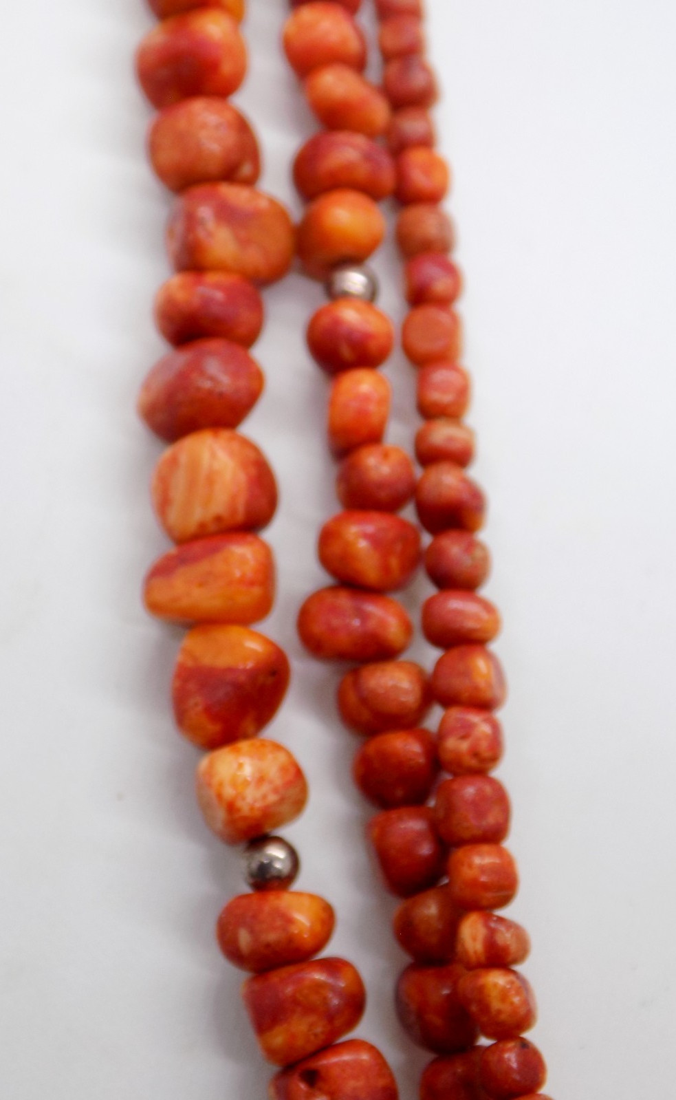 DTR Desert Rose Trading Mine Finds By Jay King Sterling Spiny Oyster Necklace