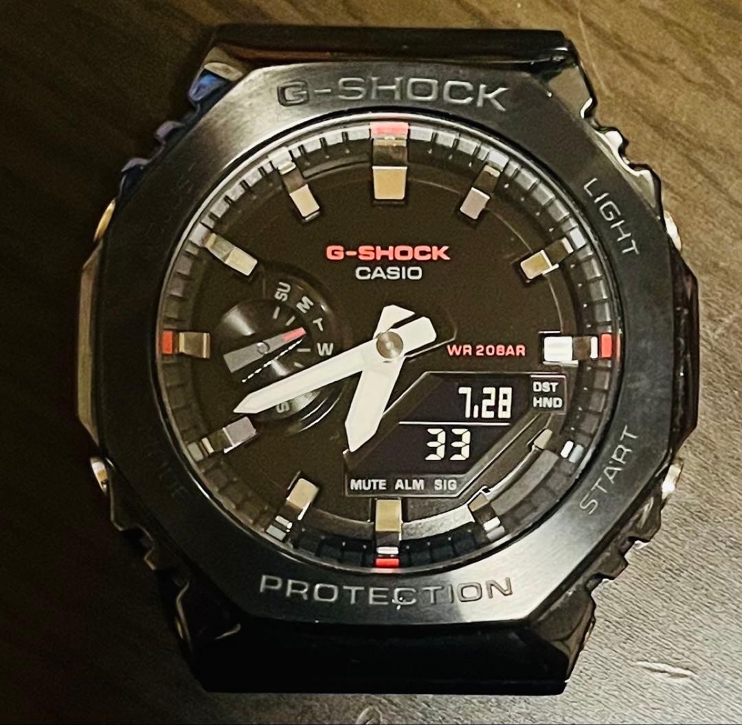 Casio GM-2100CB-1AJF Metal Bezel for G-Shock, Used, No Strap, G730