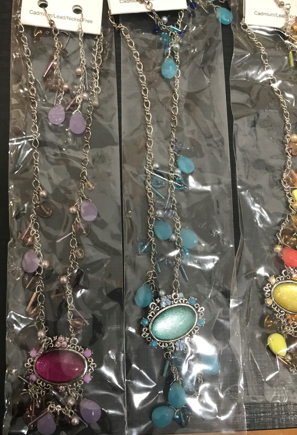 USA 30 PC (10 sets) WHOLESALE LOT COSTUME, 10PC NECKLACE ONLY FASHION JEWELRY