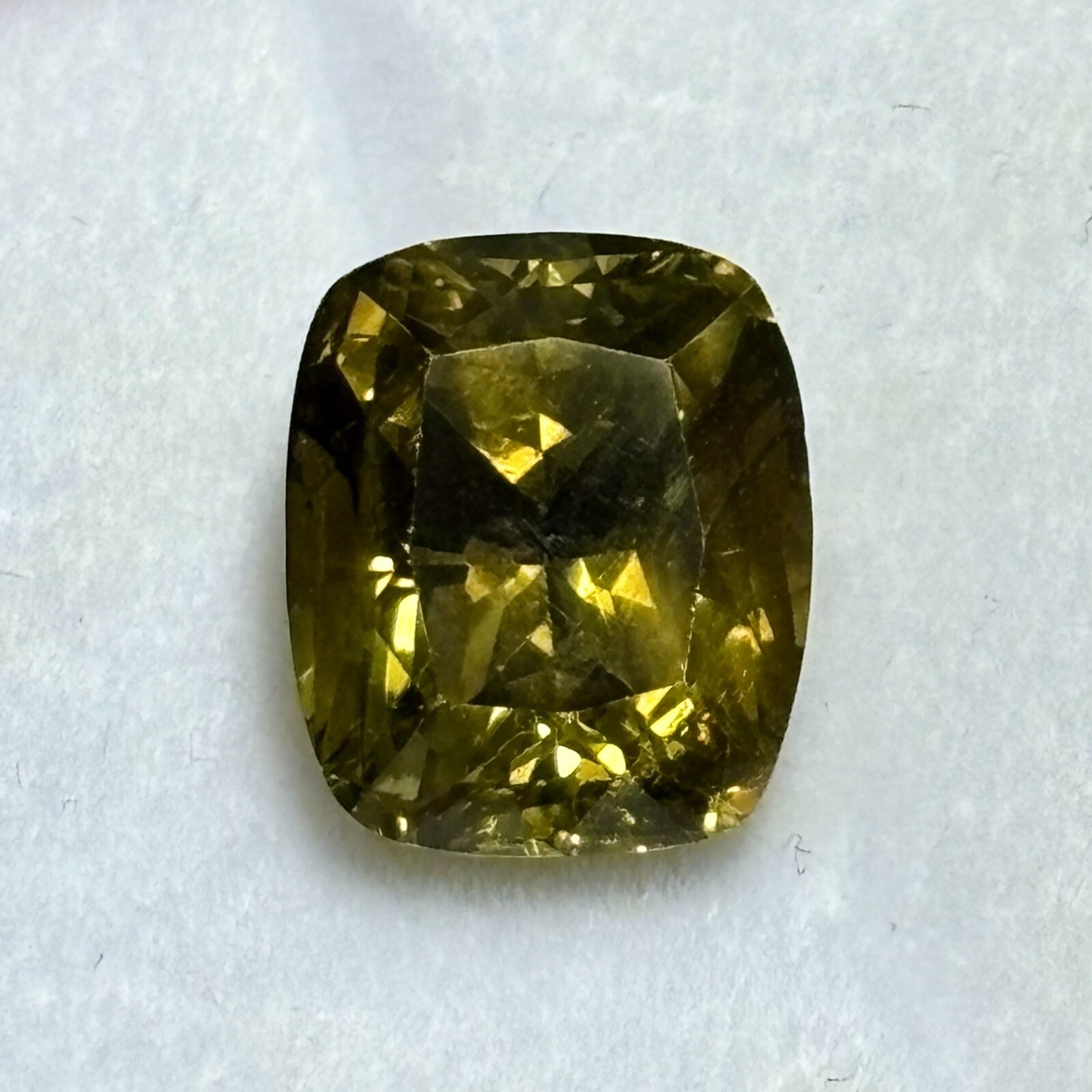Chrysoberyl Natural 6.50 Carat Genuine Loose Gemstone Sri Lanka 10.5x9mm Cushion