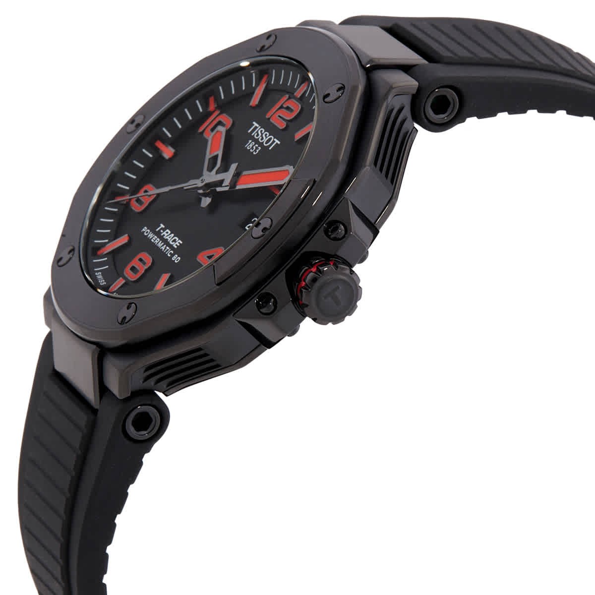 Tissot T-Race Powermatic 80 Automatic Black Dial Men’s Watch T1418073705700