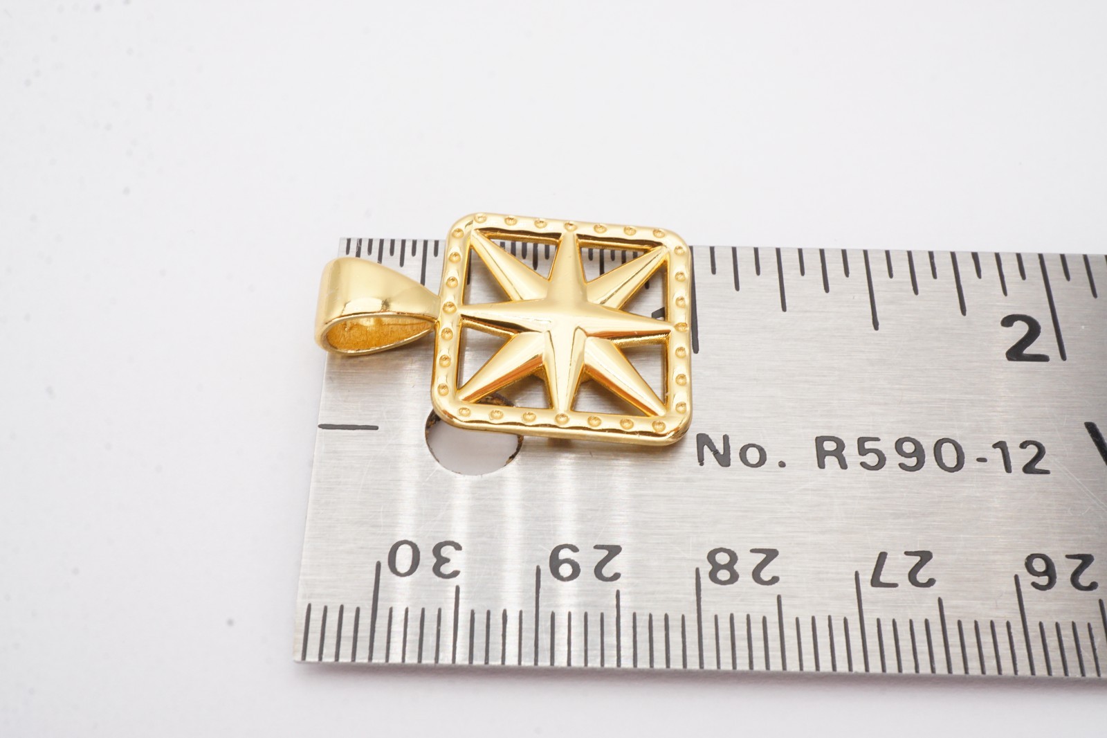 Jane Win Gold Plated Sterling Silver 925 Star Pendant