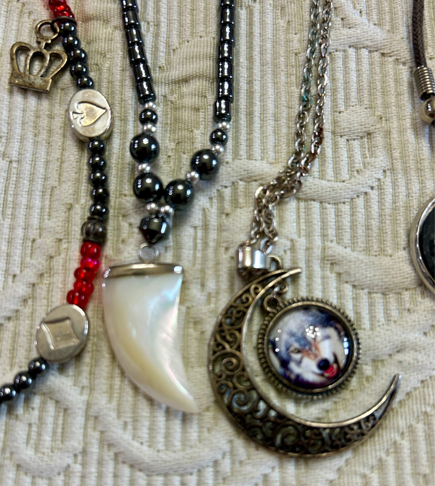 6 Necklaces, Wolf, Cat Scabbard and More