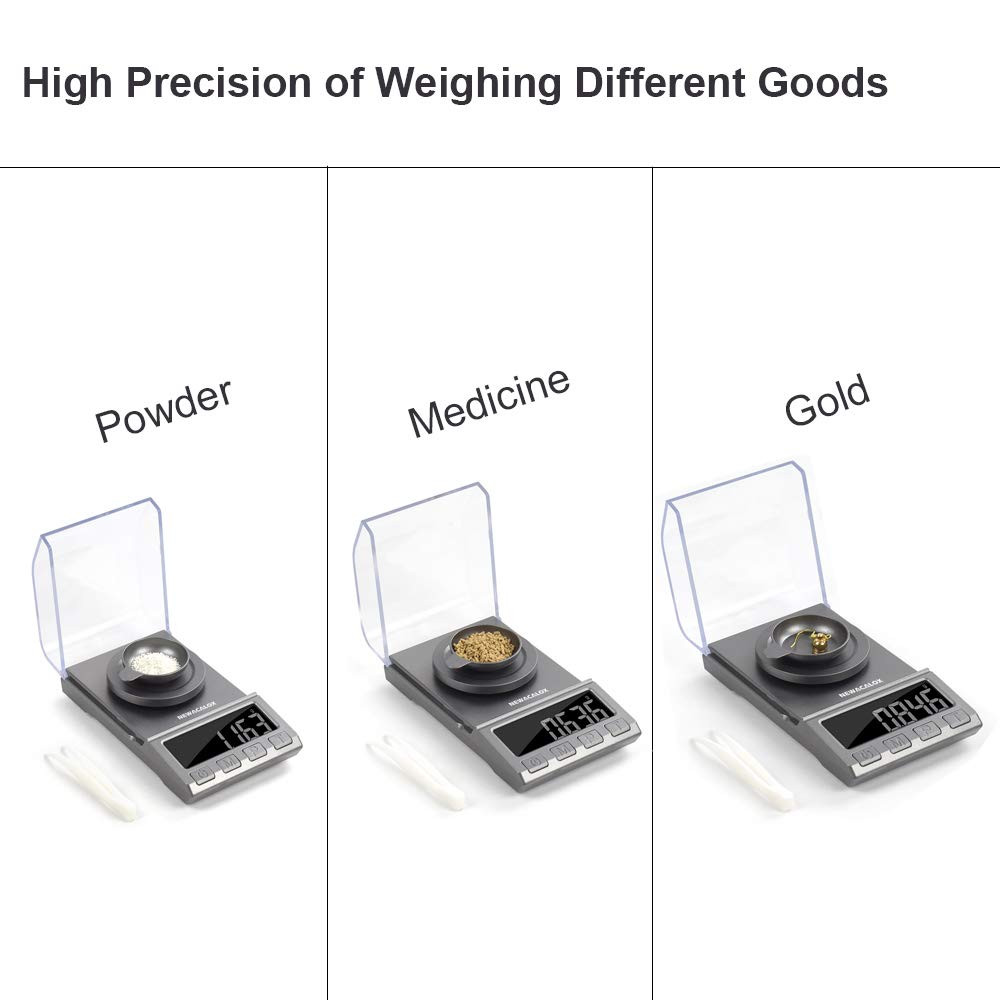 Digital Milligram Scale, 100G X 0.001G Reloading High Precision Jewelry Scale,P