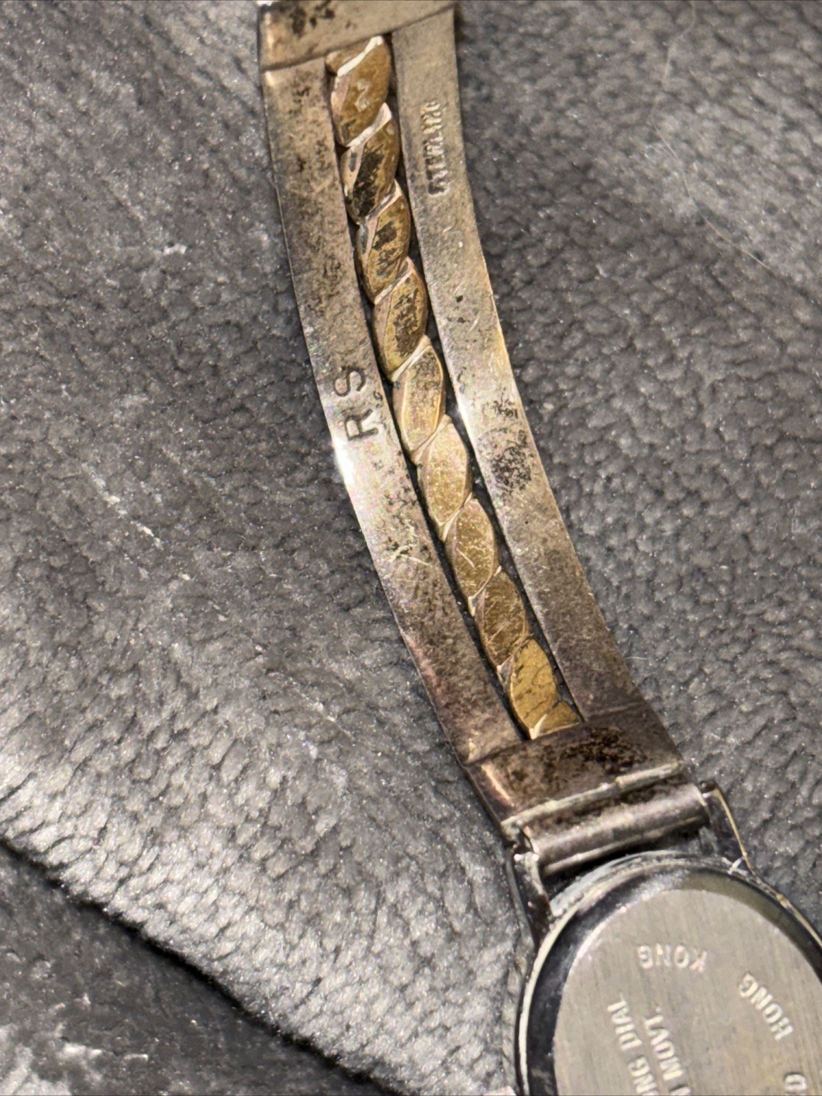 Roger Skeet Jr Sterling silver Watch Band New Battery