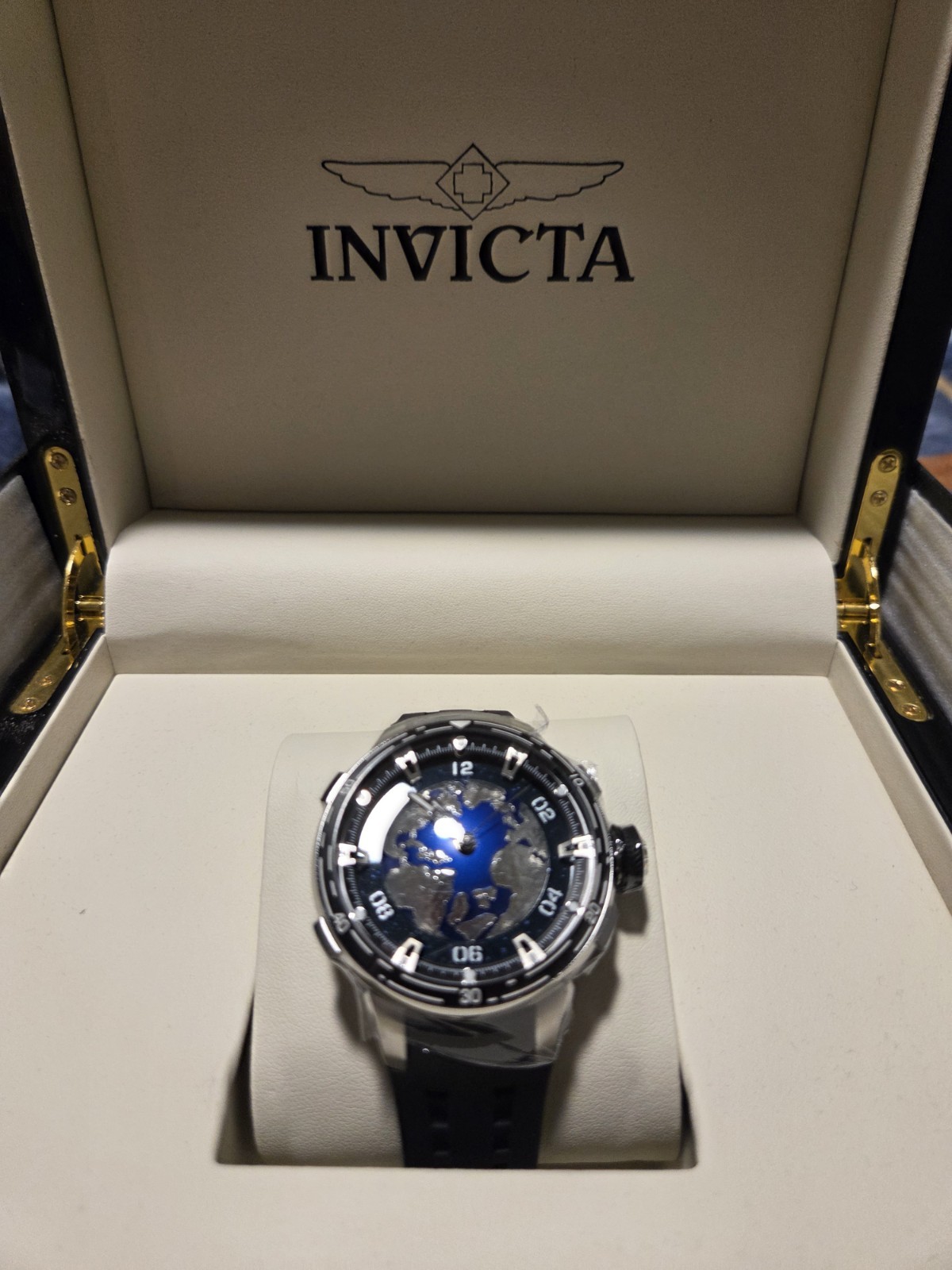 Invicta Blue Earth Face Celestial Astelis Limited Edition Automatic 40mm Watch