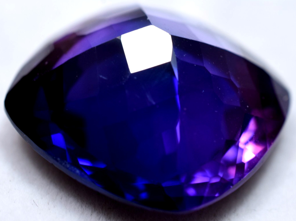 Natural 32.15 Ct Boysenberry Sapphire GGL Certified fabulous Loose Gemstone
