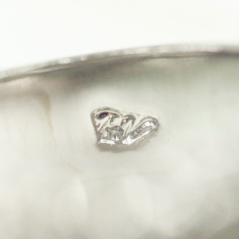 Silver Tone Clear CZ Statement Ring Size 7 Right Hand Ring