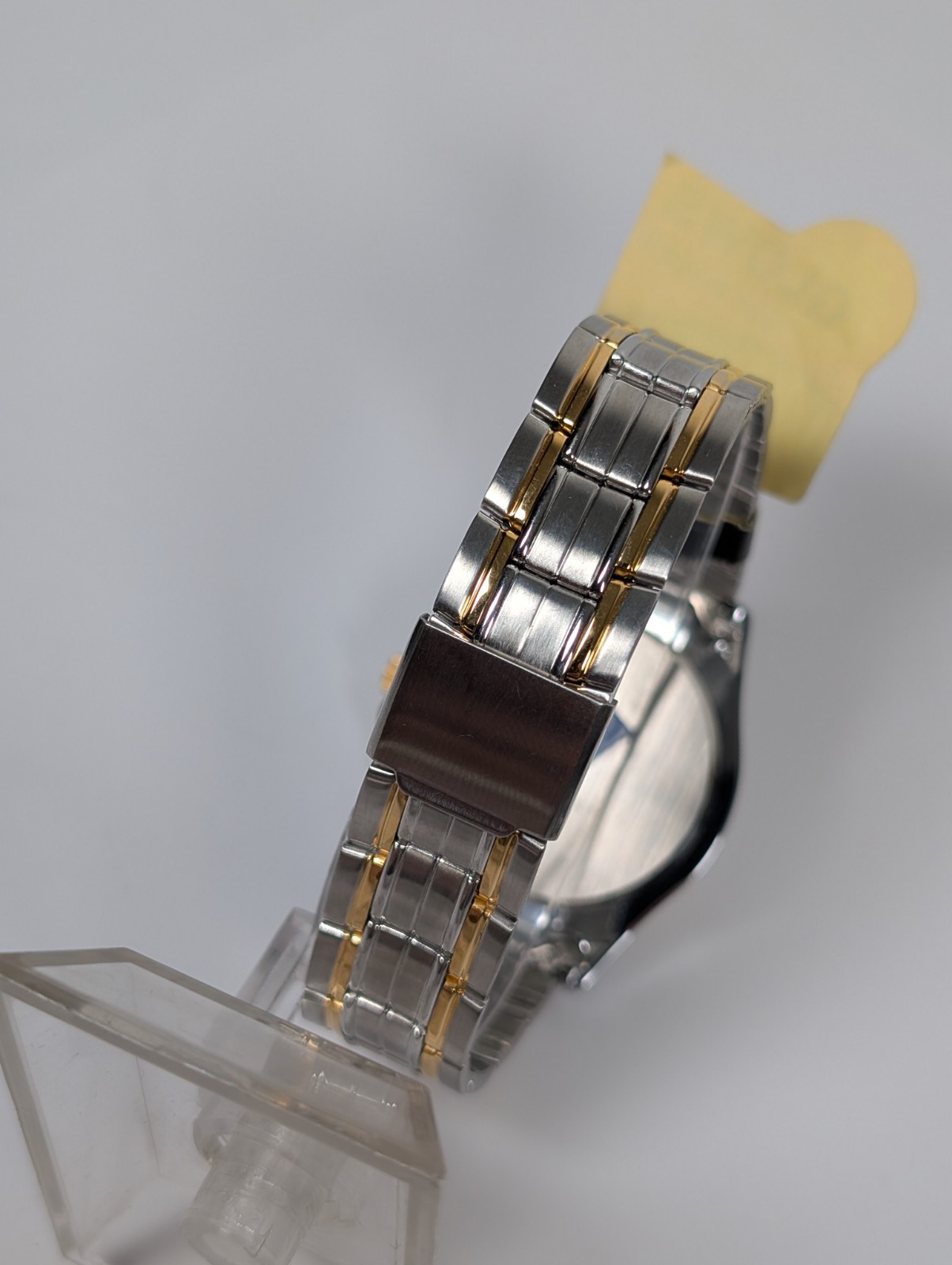 Vtg Lorus Mens Watch Luminous Hands Indices Two Tone V501-0280 37mm NEW BATTERY