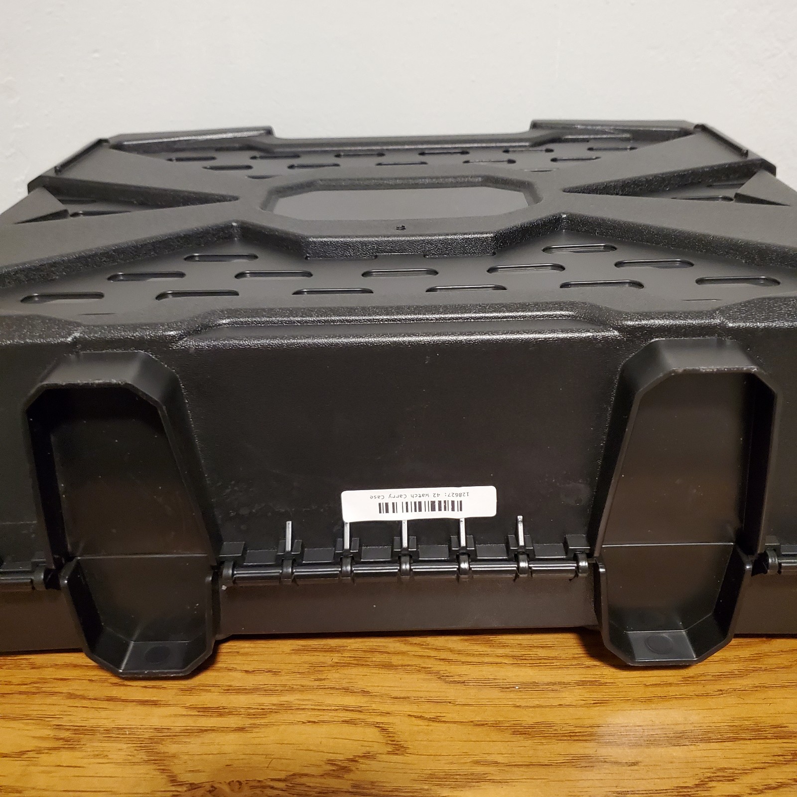 Case Club 42 Watch Carry Case Black No Foam for Watches Hard Travel Storage